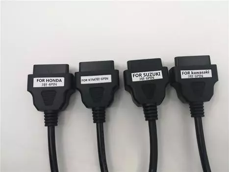 Новый для Yamaha OBD2 4-контактный диагностический разъем, адаптерный кабель для мотоцикла, велосипеда, квадроцикла.