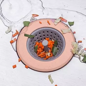 Новый дом, гостиная, пол, пробка для волос, улавливатель для ванны, сетчатый фильтр для раковины, канализационный фильтр розовый