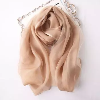 Новый двухслойный солнцезащитный элегантный модный шаль высокого класса шелковая смесь с золотой каймой головной платок длинный шелковый шарф для женщин 200cm