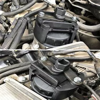 Новый двухзахватный ключ для масляного фильтра, съемник топливного фильтра 60-105 мм, литой стальной регулируемый инструмент для снятия, литые стальные ключи для фильтров