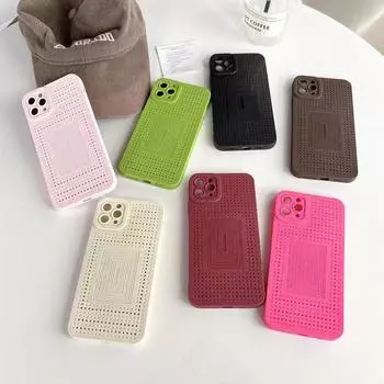 Новый дышащий сетчатый охлаждающий чехол для телефона 7/8/SE/11/12/13/14/15 iphone 11