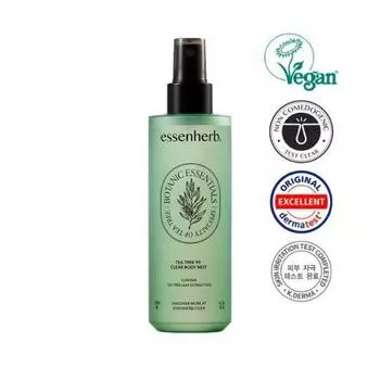 [новый] Essenherb Tea Tree 90 Clear Body Mist 200 мл