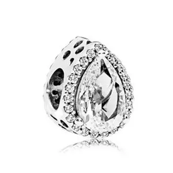 Новый европейский белый паве-ракушка в форме сердца, бусина «сделай сам», подходит для оригинального браслета Panodra из стерлингового серебра 925 пробы для женщин, изготовления ювелирных изделий