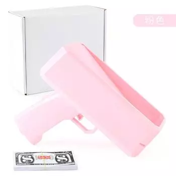 Новый Фантастический Электрический Распылитель Денег Денежный Пистолет Долларовый Распылитель Денег Стреляет Деньгами Плюется Деньгами Игрушечный Денежный Пистолет