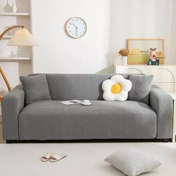 Новый флисовый чехол для дивана, полностью покрытый чехол, утолщенный эластичный жаккардовый чехол для внешней торговли, интегрированный современный простой универсальный наложник 90-140cm