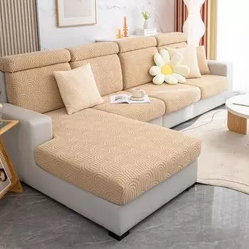 Новый флисовый диван, пылезащитный чехол на сиденье, утолщенный, нескользящий, современный, простой, наложница, универсальная комбинация S
