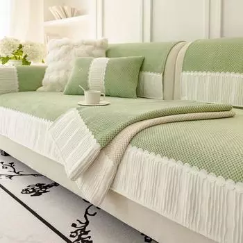 Новый французский кремовый диван-подушка Four Seasons Universal Cover Cloth Sofa Cushion Cover 70*70