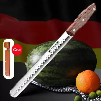 Новый фруктовый ножАрбузный ножАрбузный слайсерНож для резкиМногоцелевойСтальной кухонный ножОстрый и твердый