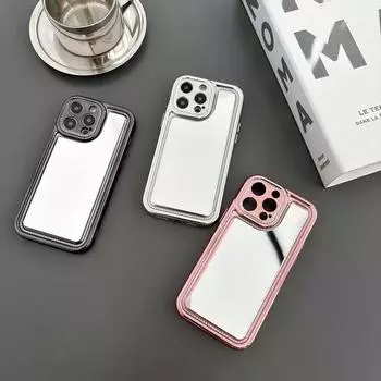 Новый гальванический зеркальный матовый кожаный чехол для телефона 11/12/13/14/15 iphone 11