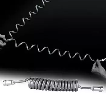 Новый гибкий шланг для душа из полиуретана + АБС-пластика серого цвета, распылитель для биде, аксессуары для ванной комнаты