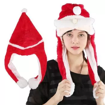 Новый год 2023 плюшевая рождественская шапка для взрослых и детей рождественские украшения для дома рождественский подарок Санта-Клауса теплые зимние шапки