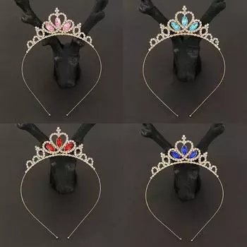 Новый головной убор из сплава для девочек, подарок на день рождения, аксессуары для волос, корона для девочек, модная повязка на голову, милая корона принцессы