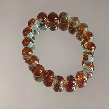 Новый градиентный браслет из бисера - идеальный летний подарок для девушек и студентов