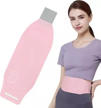 Новый графеновый нагревательный теплый пояс, артефакт «Большая тетя», менструальный электрический нагревательный пояс, нагревательный теплый пояс One Size розовый