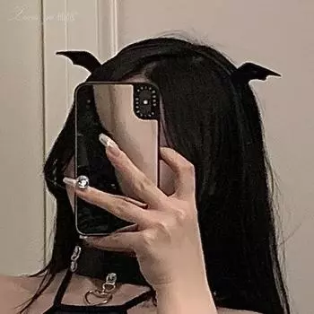 Новый Хэллоуин Смешной Черный Дьявол Крылья Обруч Сексуальный Милый Девчачий Головной Убор P16