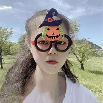 Новый Хэллоуин Забавный Череп Тыква Очки Призрачный Фестиваль Фото Реквизит Вечеринка Атмосфера Украшения Товары Счастливой Вечеринки Helloween