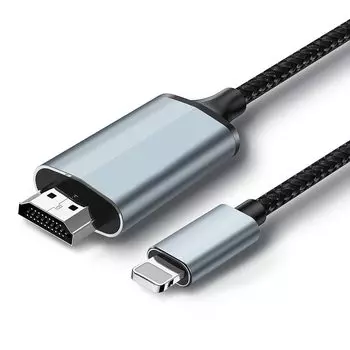 Новый HDMI-кабель Idoove, кабель-конвертер HDMI для iPhone, 4 м, цифровой AV-конвертер, адаптер для выхода на ТВ, соединительный кабель Lightning HDMI 14, выход на ТВ YouTube
