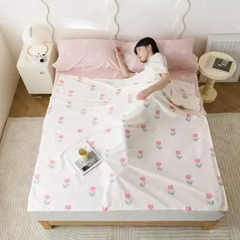 Новый хлопковый грязеотталкивающий спальный мешок, спальный мешок для путешествий, проживания в отеле, грязеотталкивающий спальный мешок 120X215cm