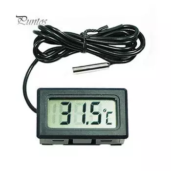 Новый холодильник для аквариумной воды с рыбами, 2 м, зонд, ЖК-термометр, тестер