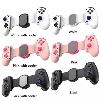 Новый игровой контроллер D10/D10S Stretching Cooling для планшета SWITCH/Android/IOS для PS3/PS4/NS Switch/Xbox/PC Gamepad Streaming Without Cooler чёрный