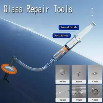 Новый инструмент для ремонта трещин на лобовом стекле автомобиля, клей для ремонта окон автомобиля, клей для отверждения стекла, восстановление царапин и трещин на стекле автомобиля, инструменты для автомобиля