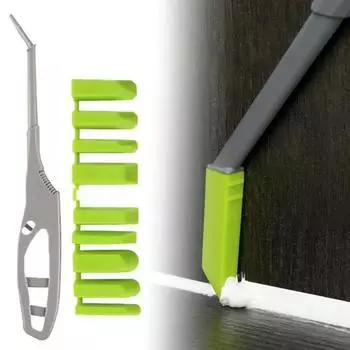Новый инструмент для заделки швов силикона 9 в 1, инструмент для финишной обработки швов силикона - Инструменты для заделки швов силикона 9 in 1 зелёный