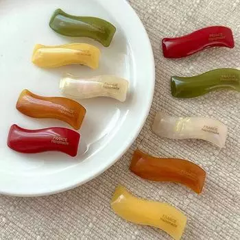 Новый изысканный набор заколок для волос из ацетата, модные заколки с геометрическим рисунком, боковые зажимы, зажимы для волос, заколки для девочек, женские аксессуары для волос