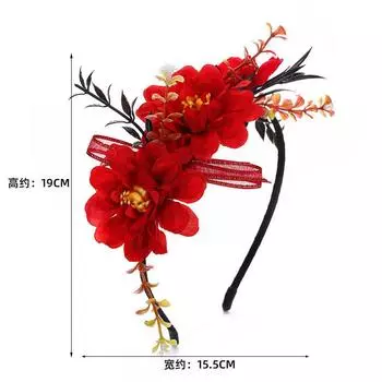 Новый Элегантный Романтичный милый Женский Свадебный Ободок для Волос Головной Убор Цветочный Венок Модный Девочка ребенок Обруч для Головы Свадебные Украшения подарок