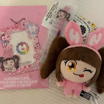 Новый Jins Murakami Hanni Goods Mascot фото держатель для карт 3 шт шариковые ручки набор оптом