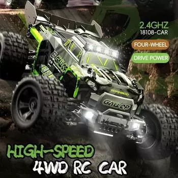 Новый JJRC 1:16 50 км/ч 4WD RC автомобиль с дистанционным управлением LED автомобили высокоскоростной дрифт монстр-трак для детей игрушка подарок красный