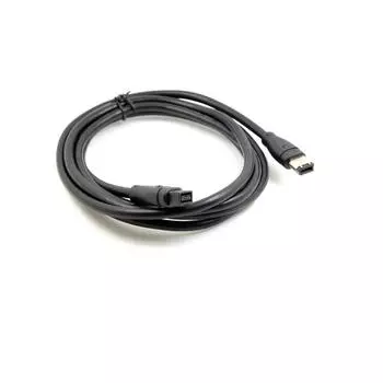 Новый кабель-адаптер FireWire 800 IEEE1394B 9-контактный к 6-контактному, штекер к штекеру, 6 футов / 1,8 м, черный