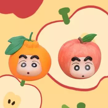 Новый карандаш Shin-chan Fruit Series Cos Apple Banana Tangerine Gk аниме фигурки украшения коллекция подарочная модель украшения lichee