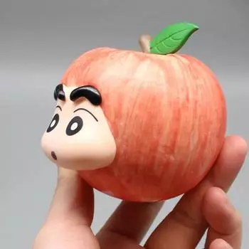 Новый карандаш Shin-chan Fruit Series Cos Apple Tangerine Gk аниме фигурка украшения коллекция подарочная модель украшения C-4.5cm