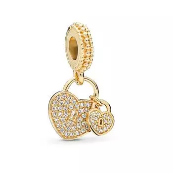 Новый Keep Me Safe Best Friends Сердце Любовь Замок и ключ Подвеска Шарм Бусины Подходит Оригинальный Модный Браслет Diy Женские Ювелирные Изделия