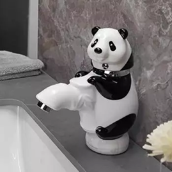 Новый керамический кран Panda, кухонные принадлежности, смеситель для раковины, смеситель для раковины, смеситель для горячей и холодной воды, аксессуары для ванной комнаты
