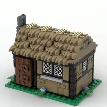 Новый кирпичный уютный средневековый дом, конструктор, игрушка, подарок на день рождения, Рождество, DYI, креативная сборка MOC-194558 PDF Manual By Email
