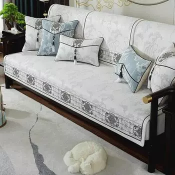 Новый китайский чехол для дивана, нескользящий пылезащитный чехол для полотенца, декор для дома, диванная подушка L-типа, четырехсезонный универсальный чехол для дивана 70x70cm 1pcs