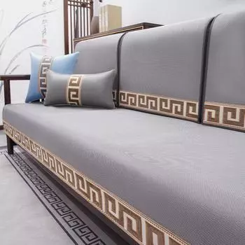 Новый китайский диван-подушка, нескользящий диванный чехол, универсальный чехол для дивана из цельного дерева Four Seasons, полотенце для спинки дивана 90*70cm