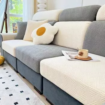 Новый китайский диванный коврик из губки, простой современный эластичный толстый пылезащитный чехол для дивана, универсальный универсальный чехол 65-85cm*65-85cm*5-20cm серый