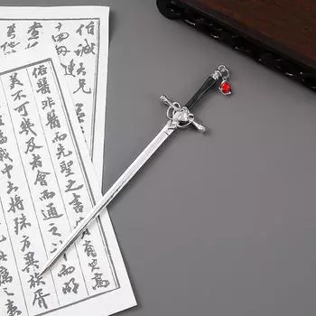 Новый китайский древний стиль заколка для волос ханьфу простой элегантный головной убор женский геометрической формы аксессуары для волос из сплава головной убор Electropl