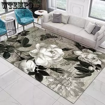 Новый китайский ковер для гостиной, дивана, журнального столика, коврика в стиле ретро, дзен, чайной комнаты, кабинета, спальни, украшения, ковер большого размера 60*90cm