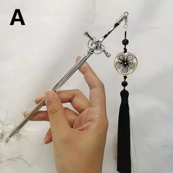 Новый китайский меч в древнем стиле, легкая роскошь, кисточка, заколка для волос, аксессуары для заколки для волос в стиле ханьфу