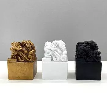 Новый китайский стиль черно-белая имитация медного нефрита печать декоративные украшения модель комнаты кабинет стол кабинет креативные мягкие украшения