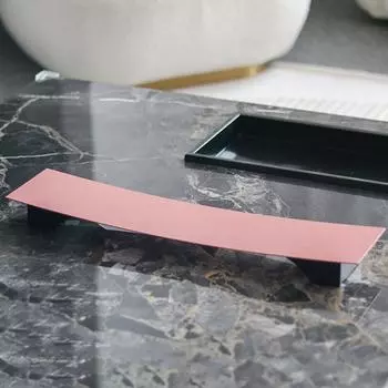 Новый китайский стиль Креативный металлический полосатый чехол для подноса, украшения, модель комнаты, офис продаж, журнальный столик, кабинет, чайный столик, украшения для хранения вещей