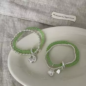 Новый китайский стиль Ping An Nefu двухслойный эластичный браслет женский ретро элегантный легкий роскошный уникальный универсальный браслет ювелирные изделия