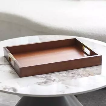 Новый китайский стиль поддон из цельного дерева продажа офис журнальный столик настольные украшения модель комнаты гостиная чайный сервиз поднос для хранения ювелирных изделий комбинация