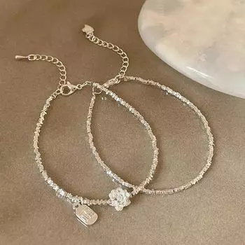 Новый китайский стиль счастливый лотос лотос сломанный серебряный лотос браслет женский ретро легкий роскошный элегантный персонализированный универсальный браслет ювелирные изделия