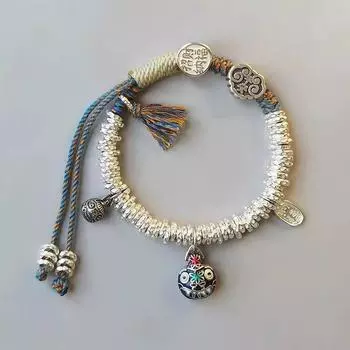 Новый китайский стиль Золотой проглатывающий зверь пластинчатый браслет с улучшенным стилем и национальным стилем персонализированный браслет в стиле ретро 21cm императорский