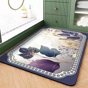 Новый китайский впитывающий коврик для пола, быстросохнущий коврик для ванной комнаты, коврик для ног, мягкий коврик для входной двери 40*60CM 2.5TPR