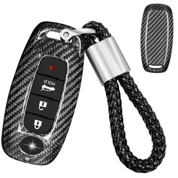 Новый ключ Nissan NISSAN Sakura Ключ Новый Serena Ключ Nissan Aria Настоящее Стекло Высокая Царапина Чехол для Смарт-Ключа [T-carbon] Чехол X-Trail, Крышка, Чехол, Волокно,